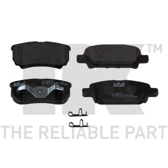 Jeu de 4 plaquettes de frein arrière NK OEM 4605A336