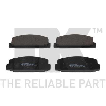 Jeu de 4 plaquettes de frein arrière NK OEM GEYC2643Z