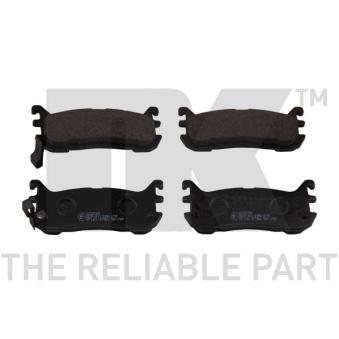 Jeu de 4 plaquettes de frein arrière NK OEM NCY52648ZA