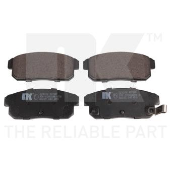 Jeu de 4 plaquettes de frein arrière NK OEM F1Y12643Z Jeu de 4 plaquettes de frein arrière NK OEM F1Y12643Z