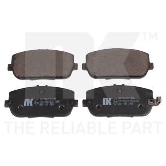 Jeu de 4 plaquettes de frein arrière NK OEM N1Y32643ZA