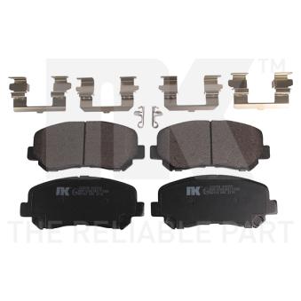 Jeu de 4 plaquettes de frein avant NK OEM K0Y13323Z