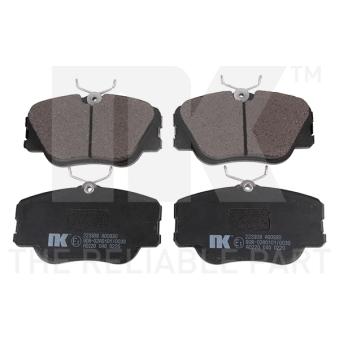 Jeu de 4 plaquettes de frein avant NK OEM 0004200720