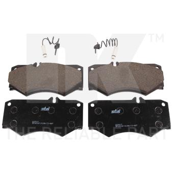Jeu de 4 plaquettes de frein avant NK 223317 pour MERCEDES-BENZ CLASSE G G 270 CDI - 156cv