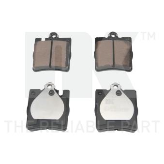 Jeu de 4 plaquettes de frein arrière NK OEM A0024205220