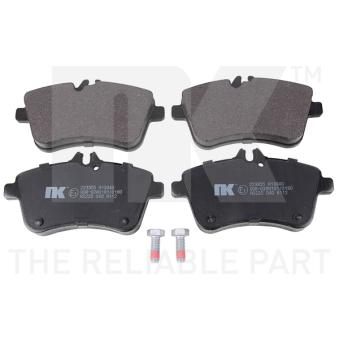 Jeu de 4 plaquettes de frein avant NK 223355 pour BENTLEY CONTINENTAL E-CELL - 68cv