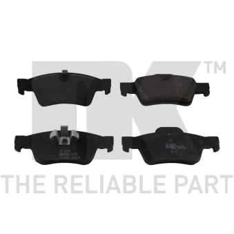 Jeu de 4 plaquettes de frein arrière NK [223361]