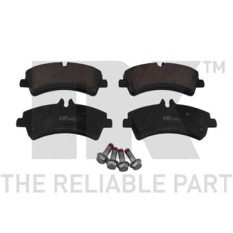 Jeu de 4 plaquettes de frein arrière NK OEM 2E0698451G