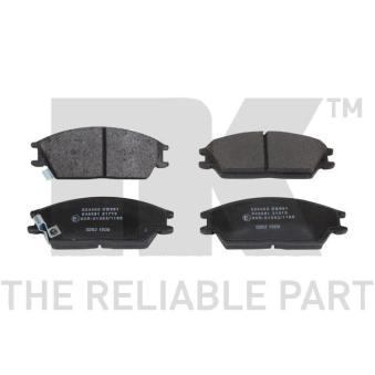 Jeu de 4 plaquettes de frein avant NK OEM 5810122A00