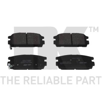 Jeu de 4 plaquettes de frein arrière NK OEM 58302H1A00