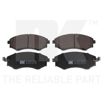 Jeu de 4 plaquettes de frein avant NK OEM 5810129A40