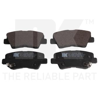 Jeu de 4 plaquettes de frein arrière NK OEM 583023LA20