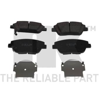 Jeu de 4 plaquettes de frein avant NK OEM 581013QA50