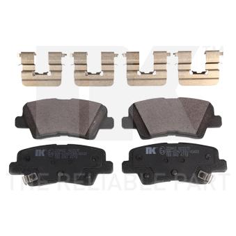 Jeu de 4 plaquettes de frein arrière NK OEM 58302CMA10