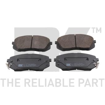 Jeu de 4 plaquettes de frein avant NK [223453]