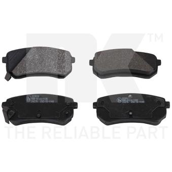 Jeu de 4 plaquettes de frein arrière NK OEM 5830207A10