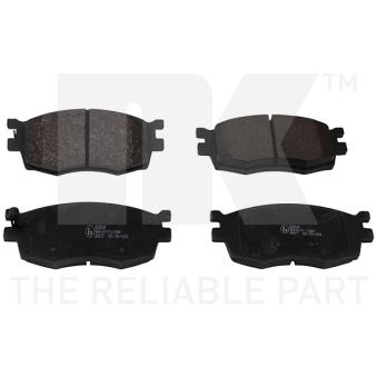 Jeu de 4 plaquettes de frein avant NK OEM 581011GA00