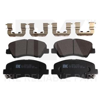 Jeu de 4 plaquettes de frein avant NK OEM 58101H8A05