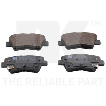 Jeu de 4 plaquettes de frein arrière NK OEM 48413350B0