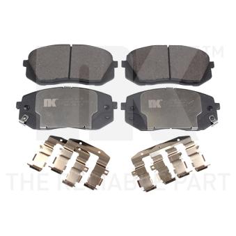 Jeu de 4 plaquettes de frein avant NK OEM 58101B2A60