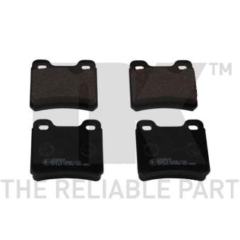 Jeu de 4 plaquettes de frein arrière NK [223608]