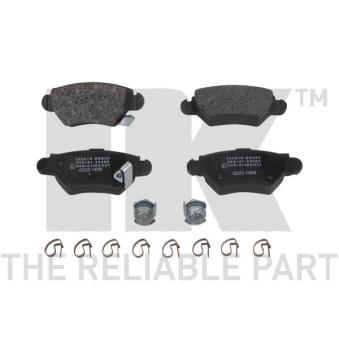 Jeu de 4 plaquettes de frein arrière NK OEM 9195147 Jeu de 4 plaquettes de frein arrière NK OEM 9195147