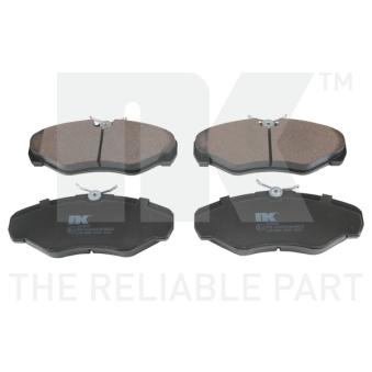 Jeu de 4 plaquettes de frein avant NK OEM 4414021