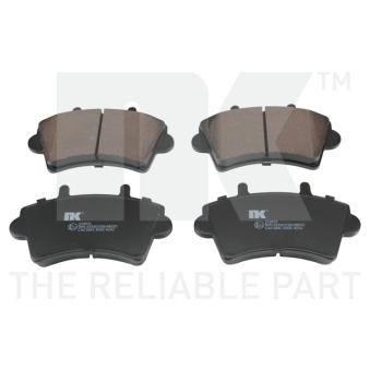 Jeu de 4 plaquettes de frein avant NK OEM 8660004600