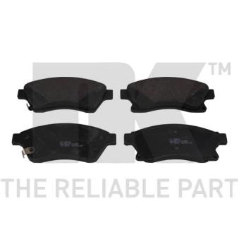 Jeu de 4 plaquettes de frein avant NK OEM 13301207