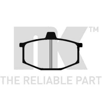 Jeu de 4 plaquettes de frein avant NK OEM 7701202893