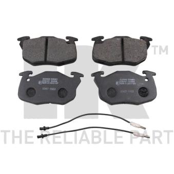 Jeu de 4 plaquettes de frein avant NK OEM 7701202847