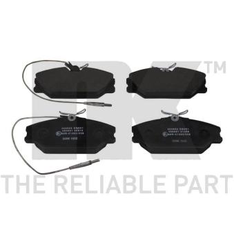 Jeu de 4 plaquettes de frein avant NK [223925]