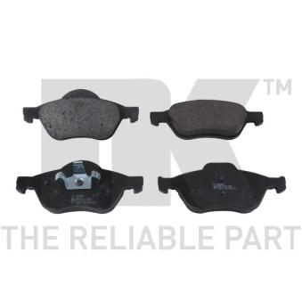 Jeu de 4 plaquettes de frein avant NK [223948]