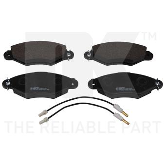 Jeu de 4 plaquettes de frein avant NK OEM 4106000QAG