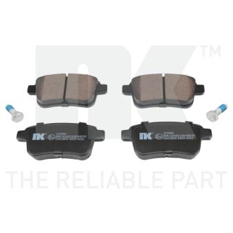 Jeu de 4 plaquettes de frein arrière NK OEM 4154210400