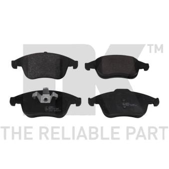 Jeu de 4 plaquettes de frein avant NK OEM 410600011R