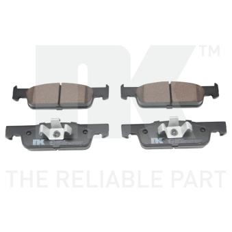 Jeu de 4 plaquettes de frein avant NK [223970]