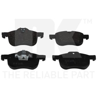 Jeu de 4 plaquettes de frein avant NK OEM GBP90342AF