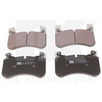 Jeu de 4 plaquettes de frein avant NK OEM LR110084