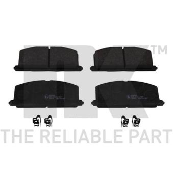 Jeu de 4 plaquettes de frein avant NK 224508 pour ROVER 800 1.6 - 110cv