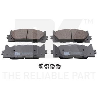 Jeu de 4 plaquettes de frein avant NK OEM 0446507010 Jeu de 4 plaquettes de frein avant NK OEM 0446507010