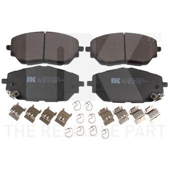 Jeu de 4 plaquettes de frein avant NK OEM 04465F4010