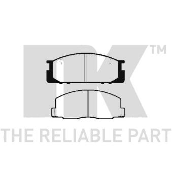 Jeu de 4 plaquettes de frein avant NK OEM 0446528230