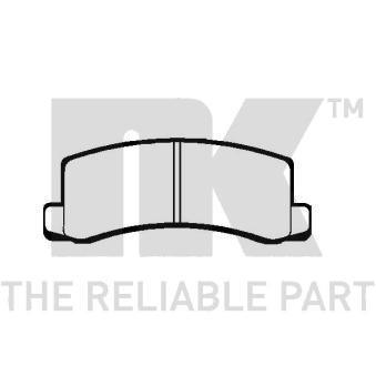 Jeu de 4 plaquettes de frein avant NK 224526