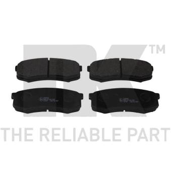 Jeu de 4 plaquettes de frein arrière NK OEM 0446660050