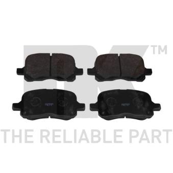 Jeu de 4 plaquettes de frein avant NK 224542 pour CITROEN C5 1.6 - 110cv