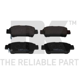 Jeu de 4 plaquettes de frein arrière NK OEM 0446628070