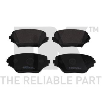 Jeu de 4 plaquettes de frein avant NK [224555]