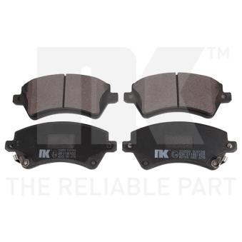 Jeu de 4 plaquettes de frein avant NK OEM 0446502061