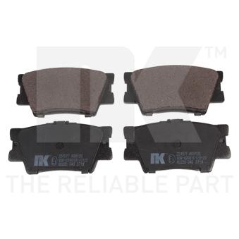 Jeu de 4 plaquettes de frein arrière NK OEM 0446675010